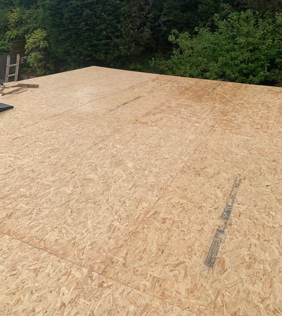 new flat roof installed in bolton